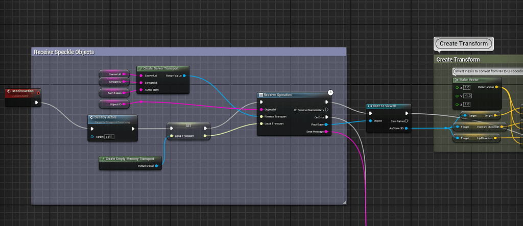 View3D Speckle Object to Native Unreal Camera - Developers - Speckle ...