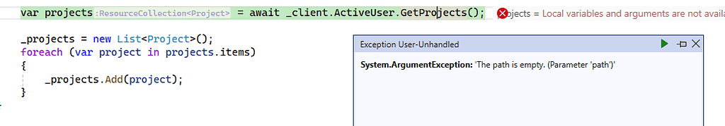 Godot Parameter Path is empty exception - Developers - Speckle Community