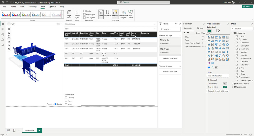 Power BI Speckle Viewer Bug - Speckle Help - Speckle Community