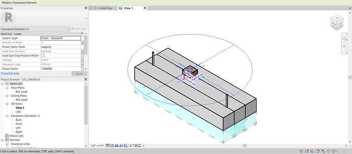 Revit Lighting_Example of Connector