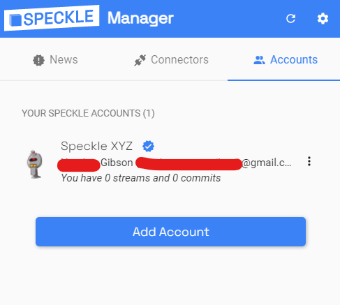 Speckle error - speckle manager